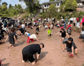 小姐姐池塘摸鱼,小姐姐的欢乐时光